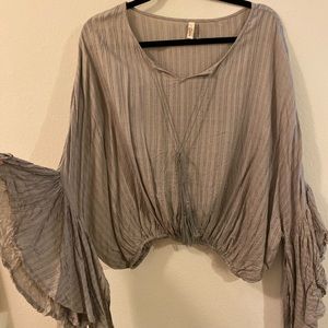 Elan Bell Sleeve Top